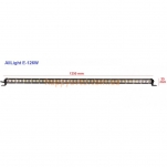 LED фара AllLight E-126W однорядная 36chip OSRAM 3535 9-30V
